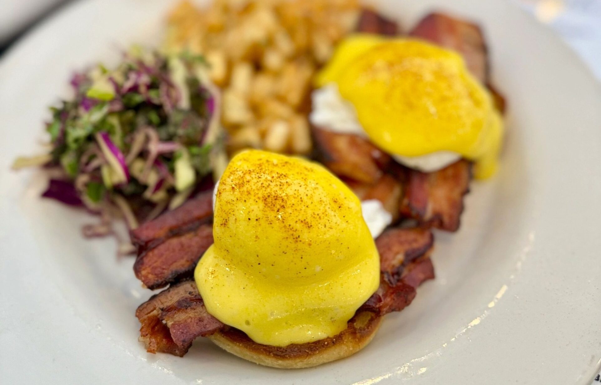 Bacon Benedict (Photo courtesy of Tandem American Eatery)