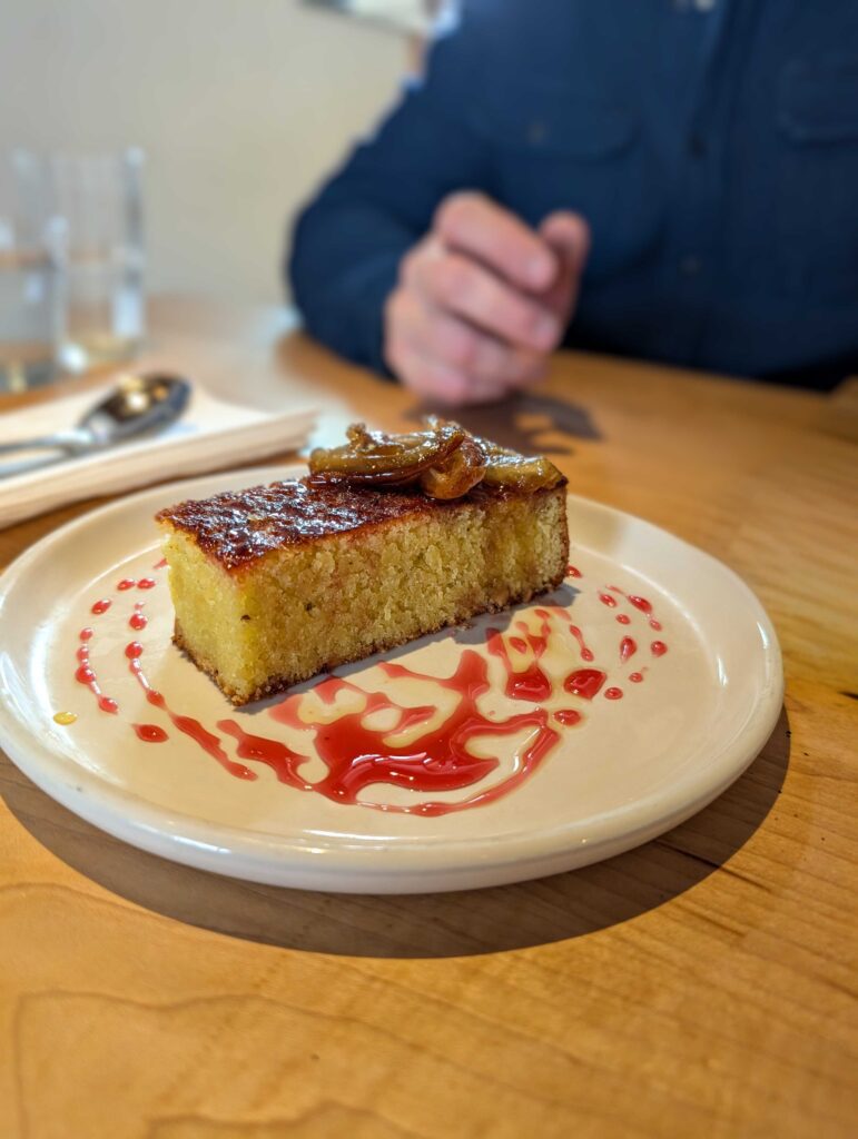 Olive oil cake from Anello (Photo by Addie Ibarra)