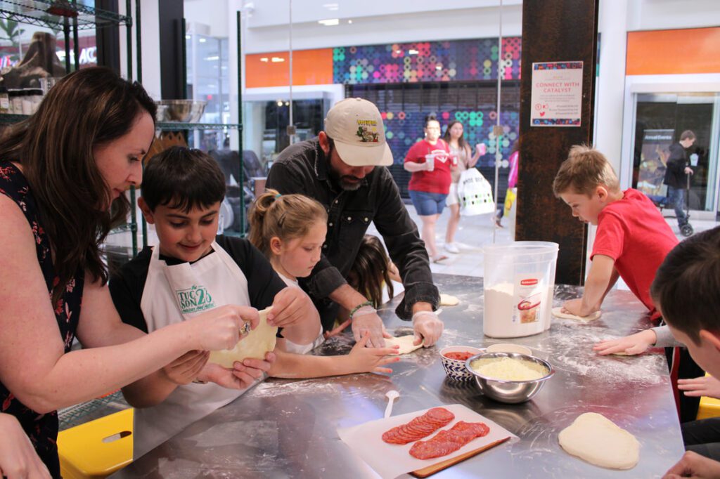 CATALYST Creative Collective at the Tucson Mall (Photo courtesy of SAACA)