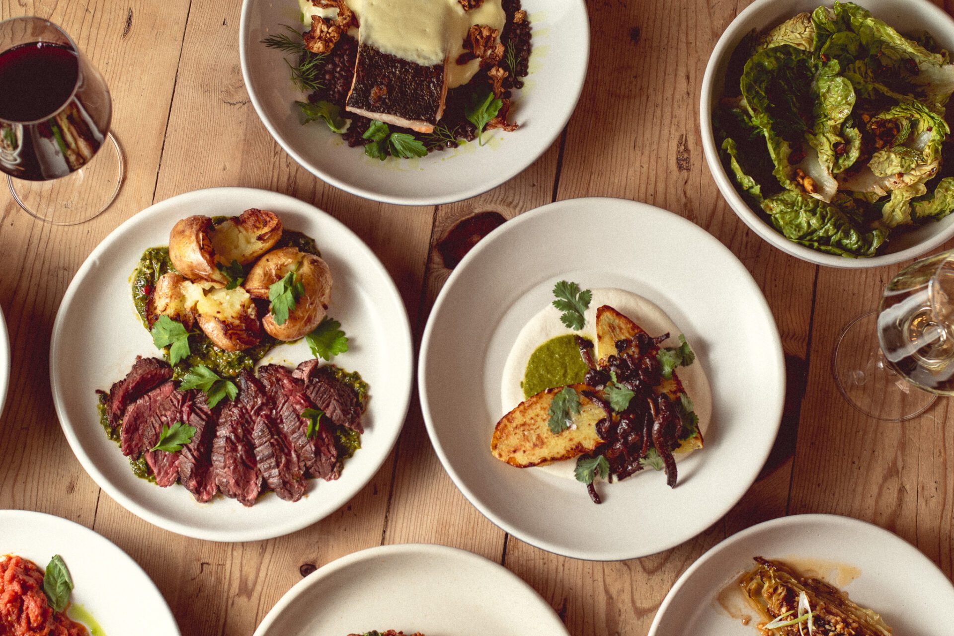 Dinner at 5 Points (Photo by Jackie Tran)