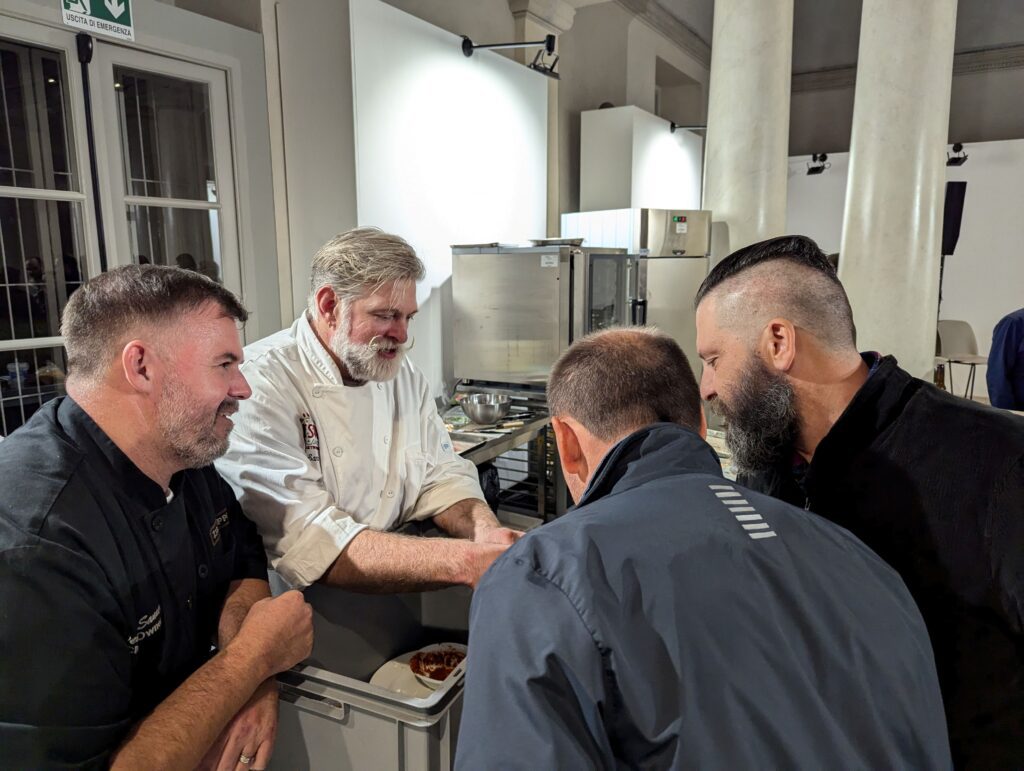 Chefs Mat Cable and Devon Sanner in Parma (Photo courtesy of Tucson City of Gastronomy)