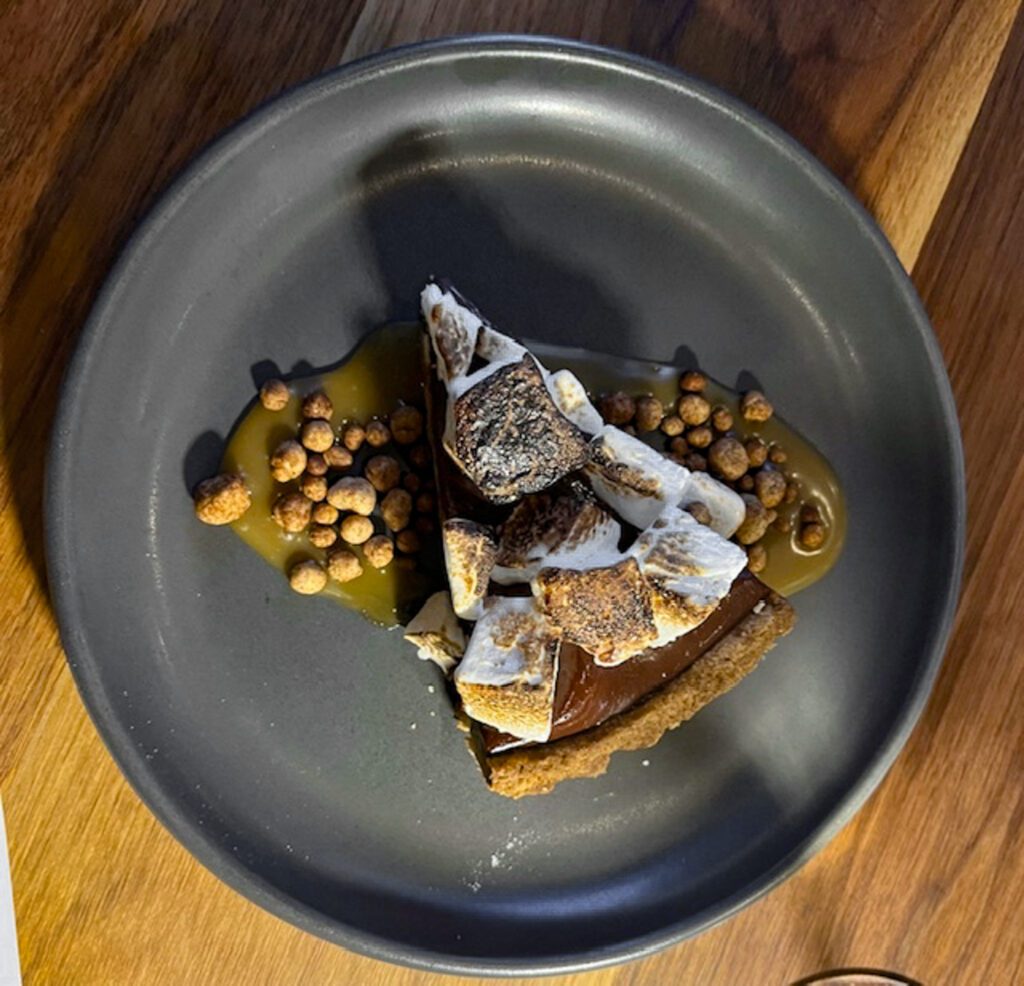 S'mores Tart at BATA (Photo by Edie Jarolim)