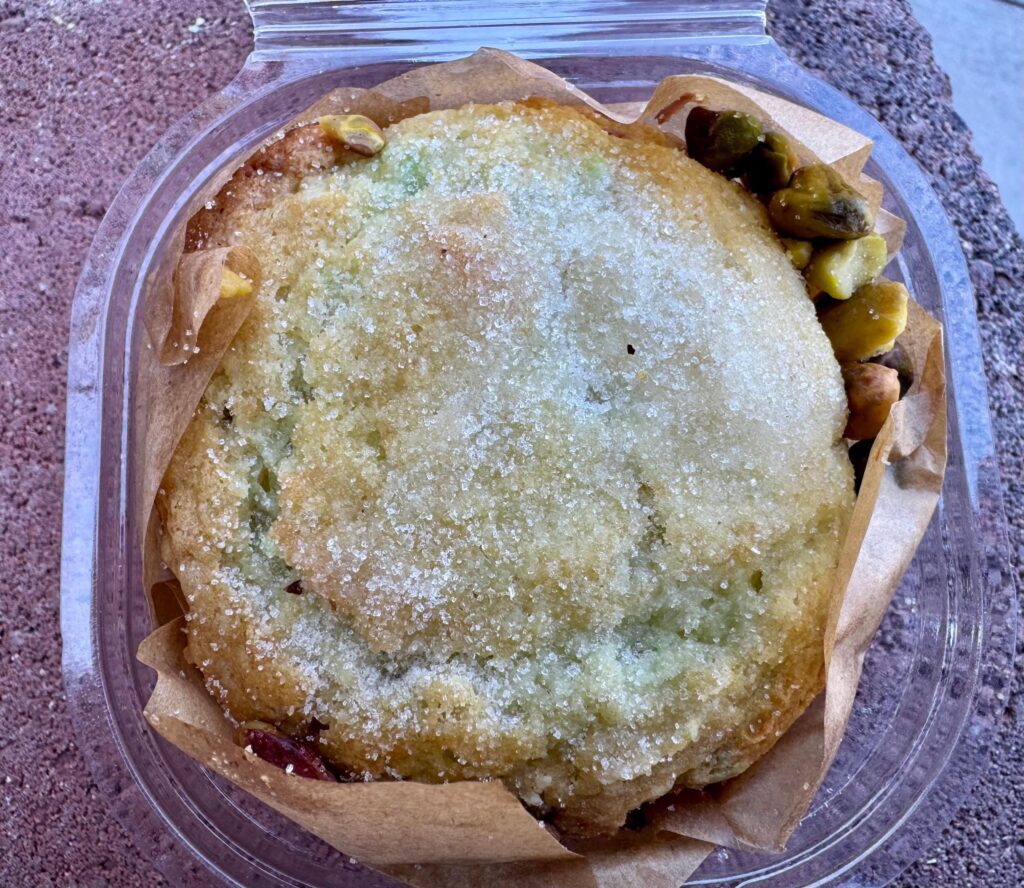 Pistachio muffin at Chappopin Cafe from Sandy's Tiny Treats (Photo by Elian Macias Parada)