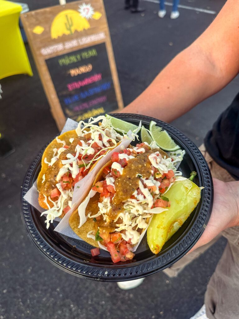 Fish Tacos at La Bufadora (Photo by Shane Reiser)