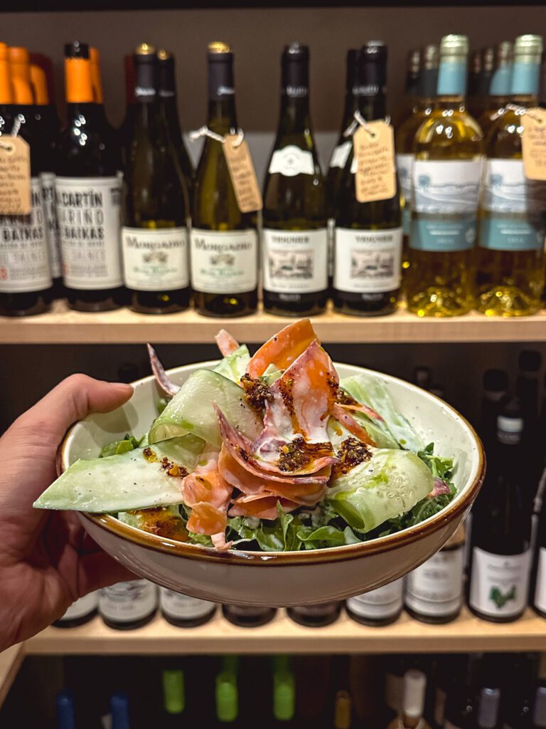 Shaved Veg at Sunshine Wine (Photo by Shane Reiser)
