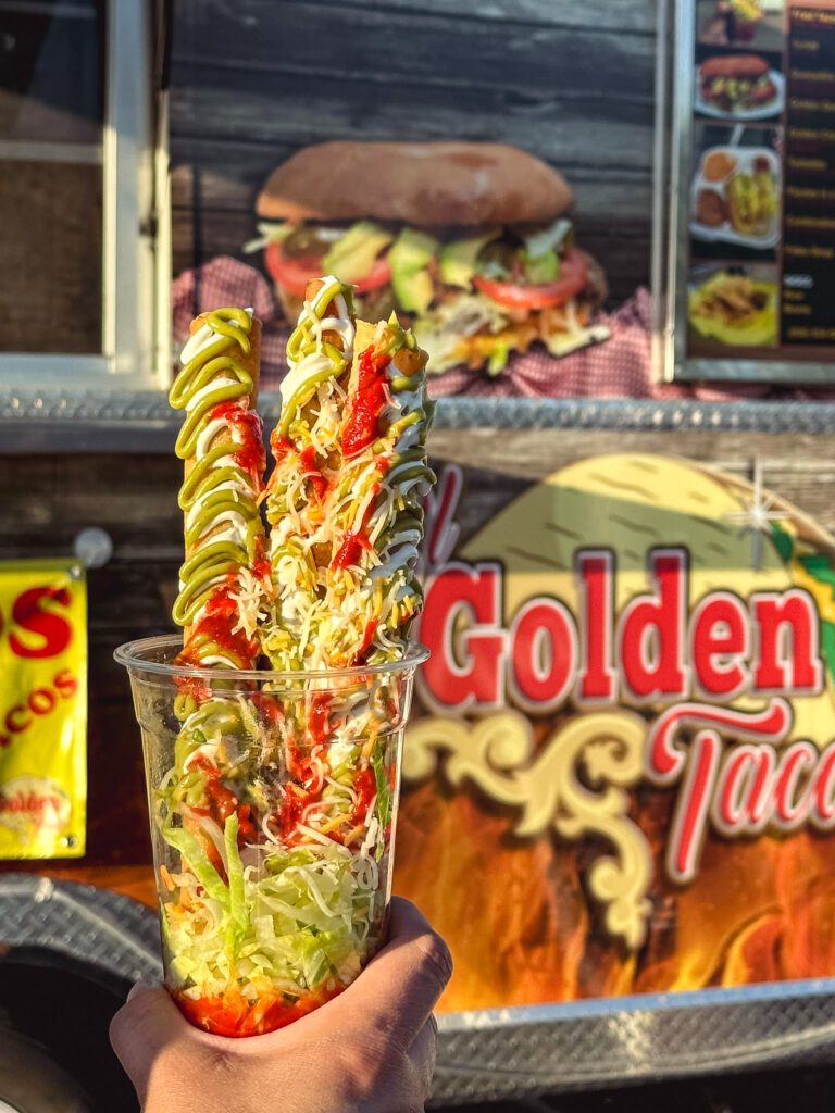 Flautas at El Golden Taco (Photo by Shane Reiser)