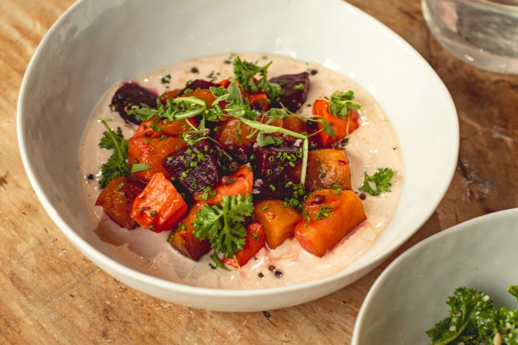 Beets + Spiced Yogurt at the National (Photo by Jackie Tran)