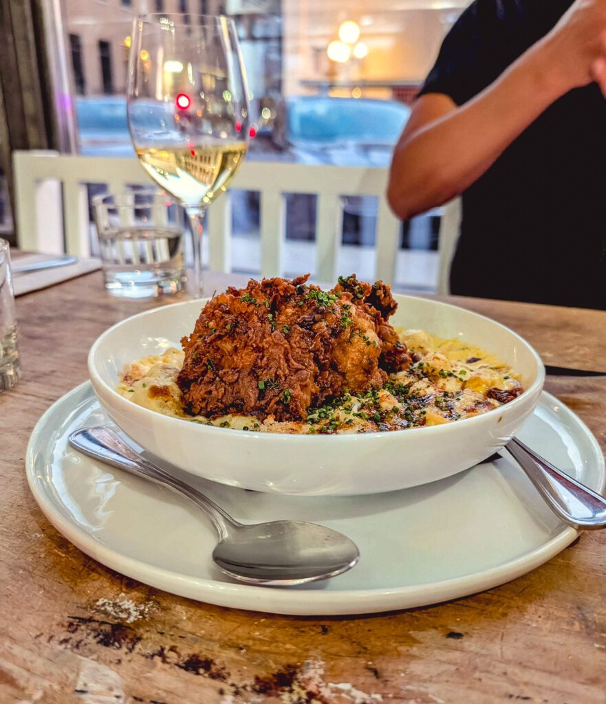Chicken + Mac at the National (Photo by Addie Ibarra)
