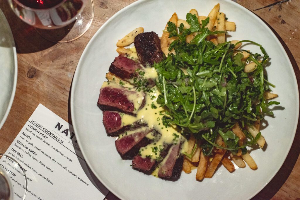 Steak Frites at the National (Photo by Jackie Tran)
