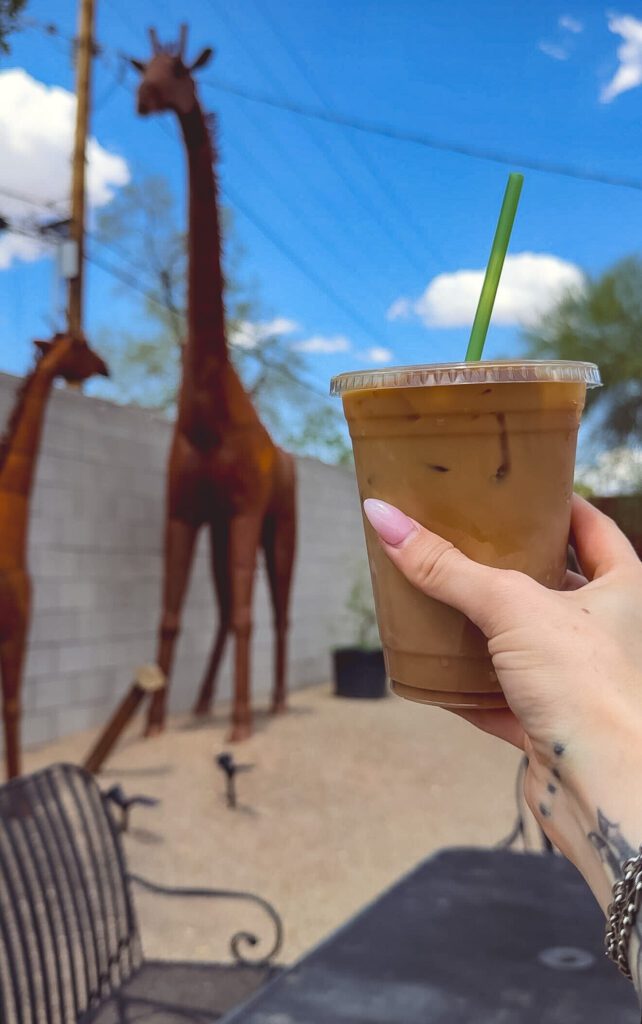 Dirty Chai at Zedamo Ethiopian Coffee Shop (Photo by Hannah Hernandez)