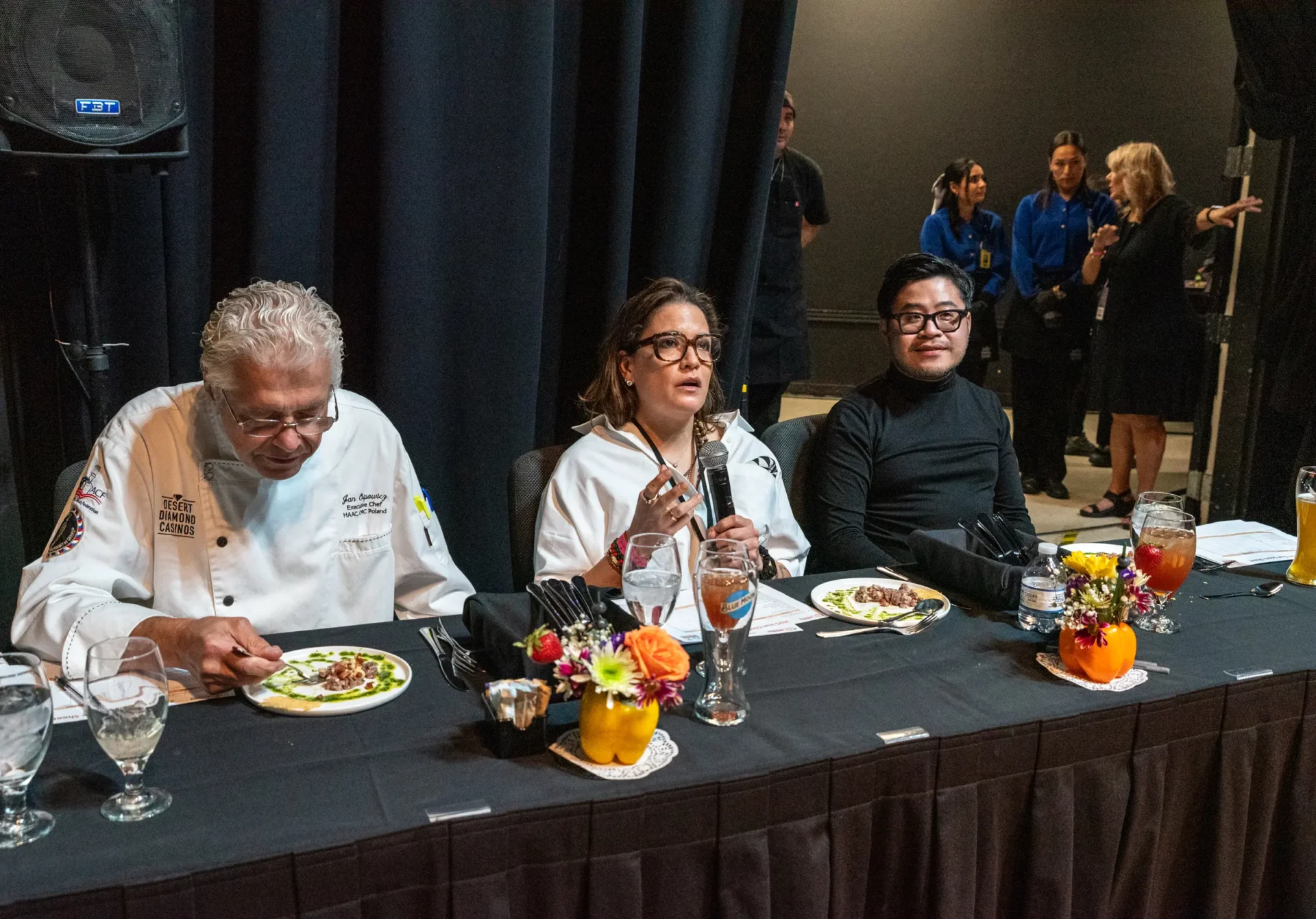 Judges Jan Osipowicz, Maria Mazon, and Jackie Tran at Iron Chef Tucson 2025 (Photo courtesy of Iron Chef Tucson)