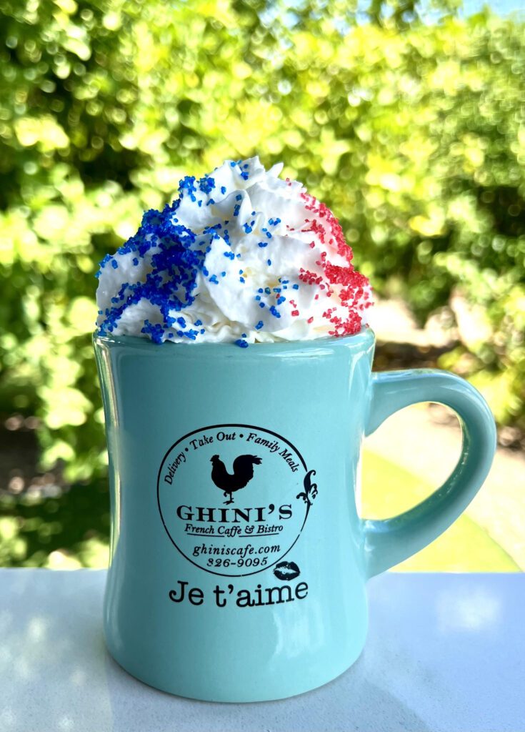 All-American and Super-Delicious Caramel Apple Pie Mimosa (Photo courtesy of Ghini's French Caffe)