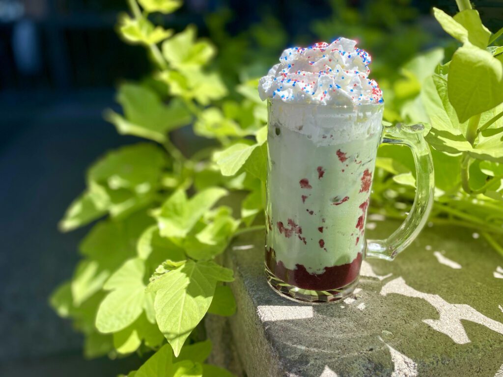 Berry Iced Matcha (Photo courtesy of Ghini's French Caffe)