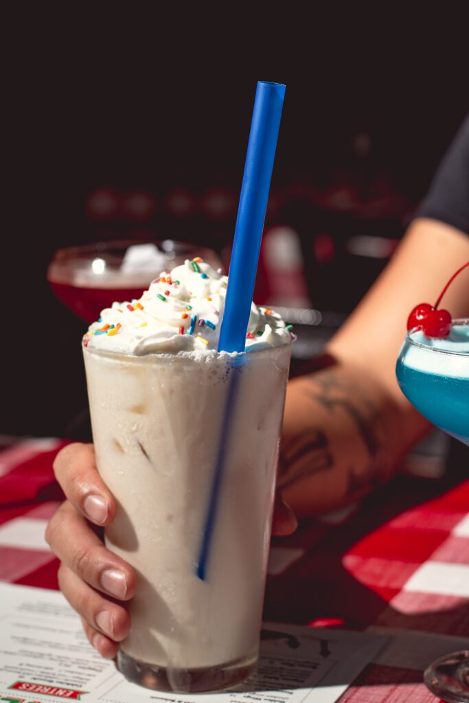 Leave the Gun, Take the Cannoli Italian cream soda cocktail at Mama Louisa's (Photo by Hannah Hernandez)