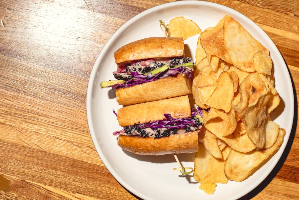 Ahi Sandwich at Sonoran House Sam Hughes (Photo by Jackie Tran)