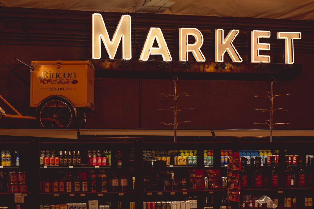 Beverage area at Sonoran House Sam Hughes (Photo by Jackie Tran)