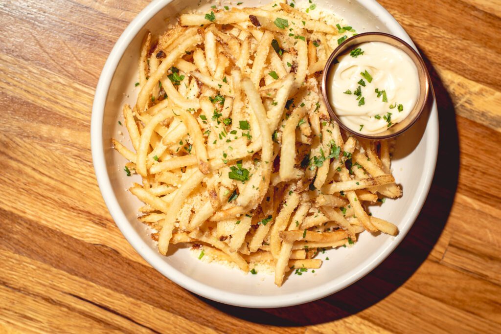 Truffle Fries at Sonoran House Sam Hughes (Photo by Jackie Tran)