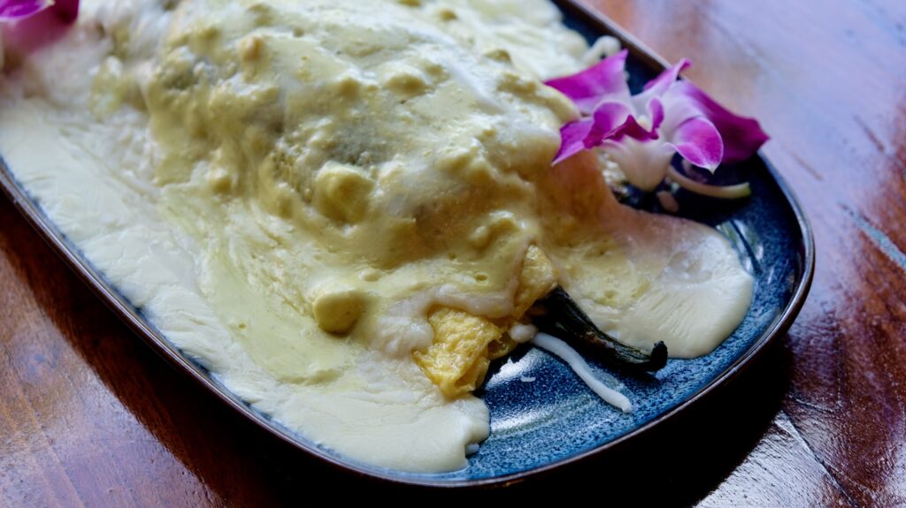 Tabu Chile Relleno at Tabu (Photo by Shane Reiser)