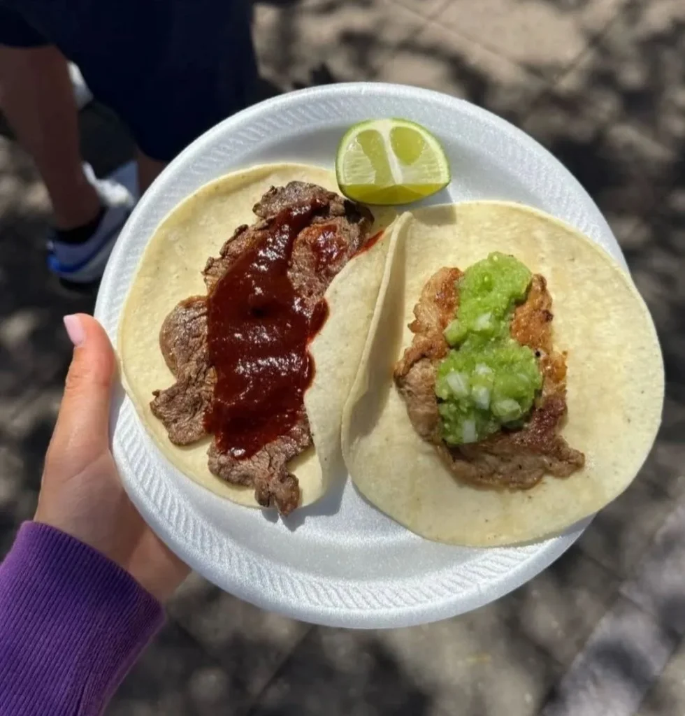 Tacos from Taquería El Califa de León (Photo courtesy of Taco Bout Tucson)