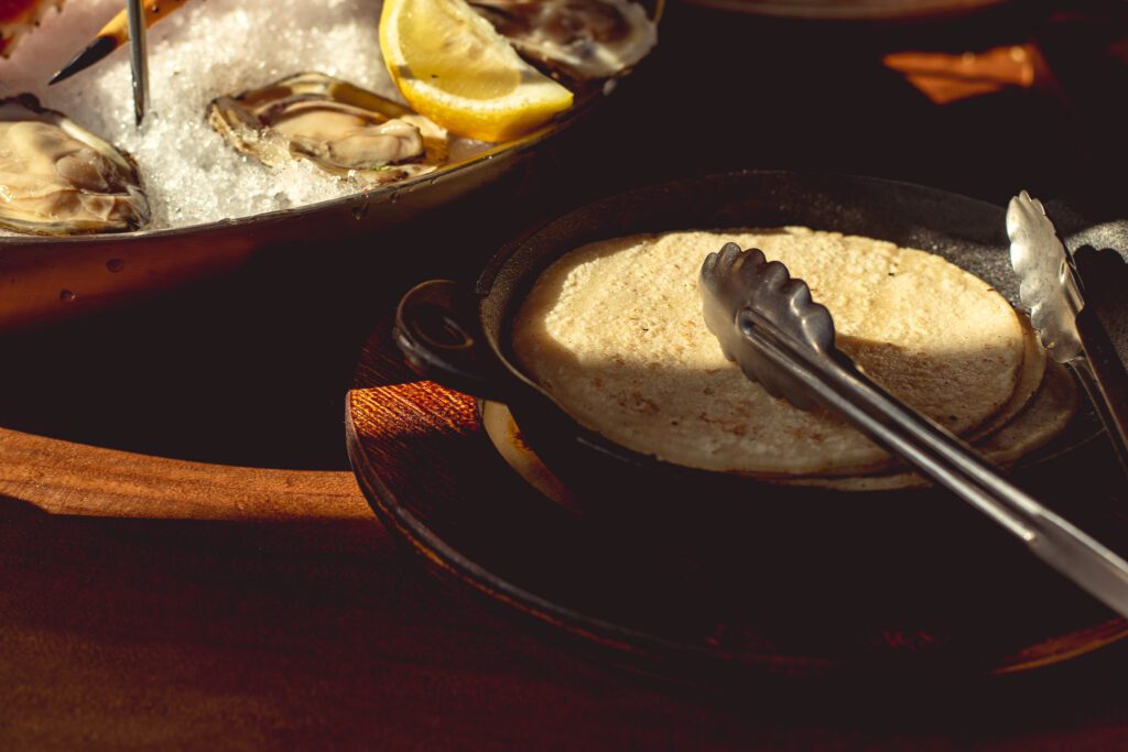 Corn tortillas at Charro Steak North (Photo by Jackie Tran)