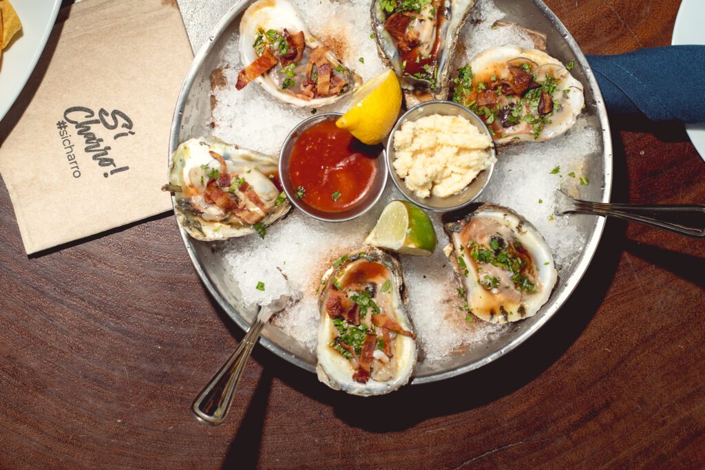 Fresh Oysters Billy Dunn Style at Charro Steak North (Photo by Jackie Tran)