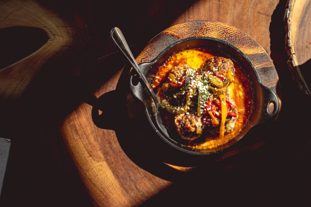 Prickly Pear Albondigas at Charro Steak North (Photo by Jackie Tran)
