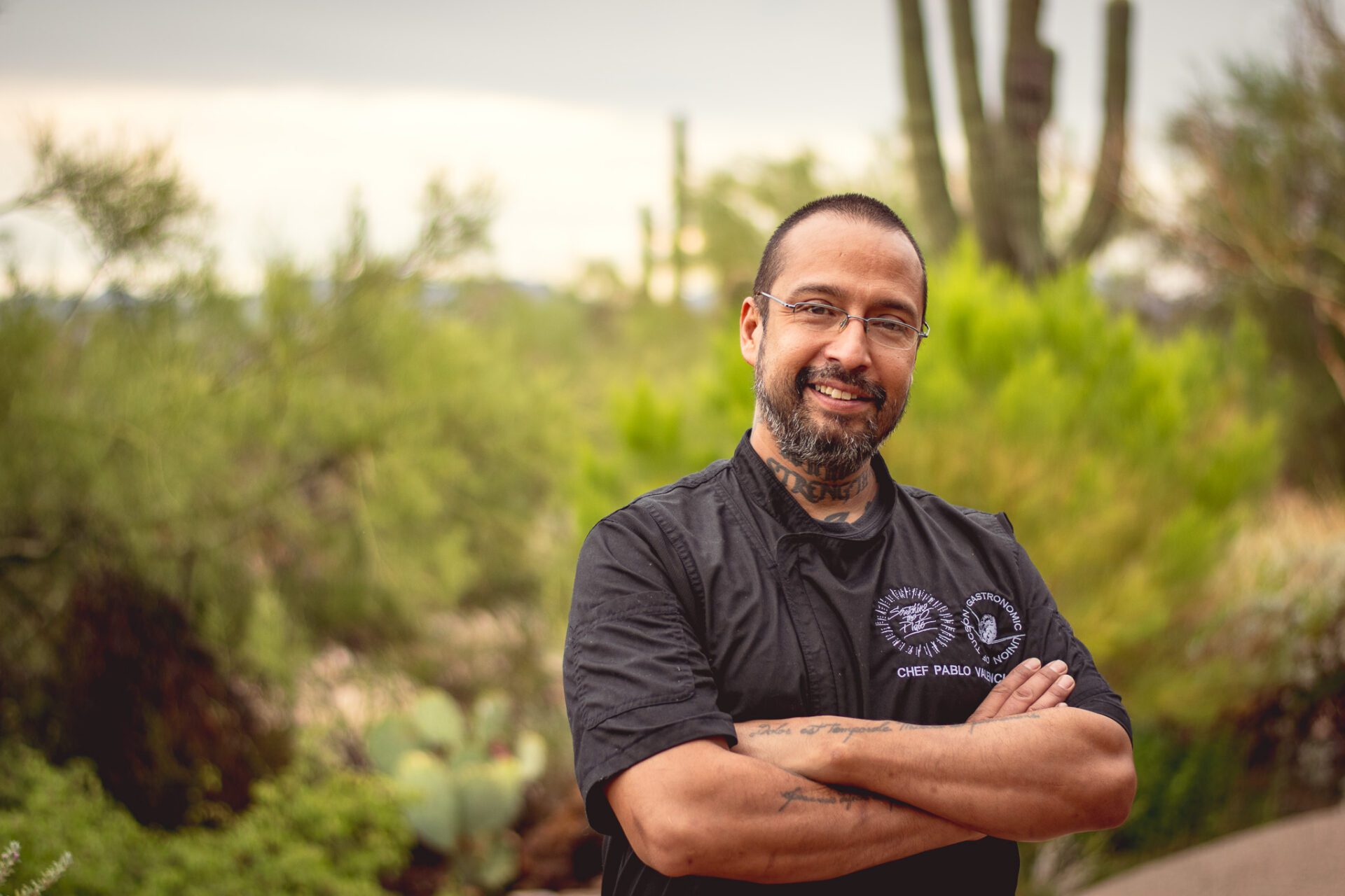Chef Pablo Valencia of Scratching the Plate at Desert Magic (Photo by Jackie Tran)