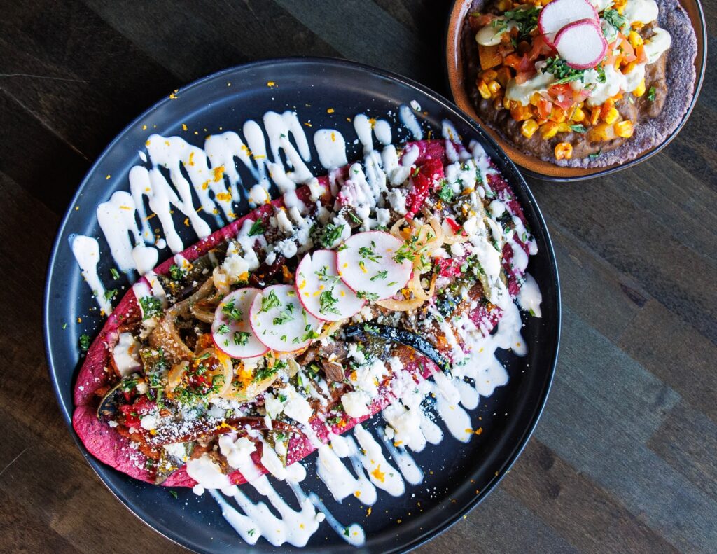 Huaraches de Nopal con Carne (Photo courtesy of Chela's Latin Cuisine)