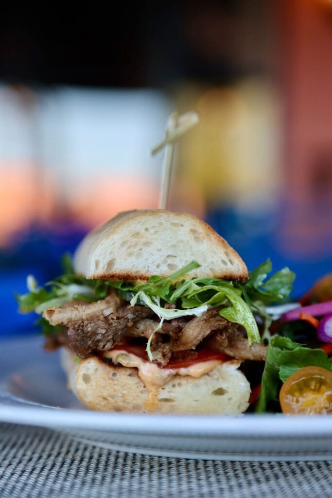 Crispy Oyster Mushroom Po'boy at Arizona Inn (Photo by Hannah Hernandez)