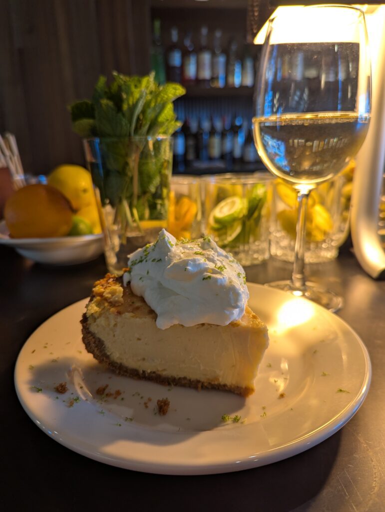 Marianne’s Key Lime Pie at Miramonte (Photo by Jackie Tran)