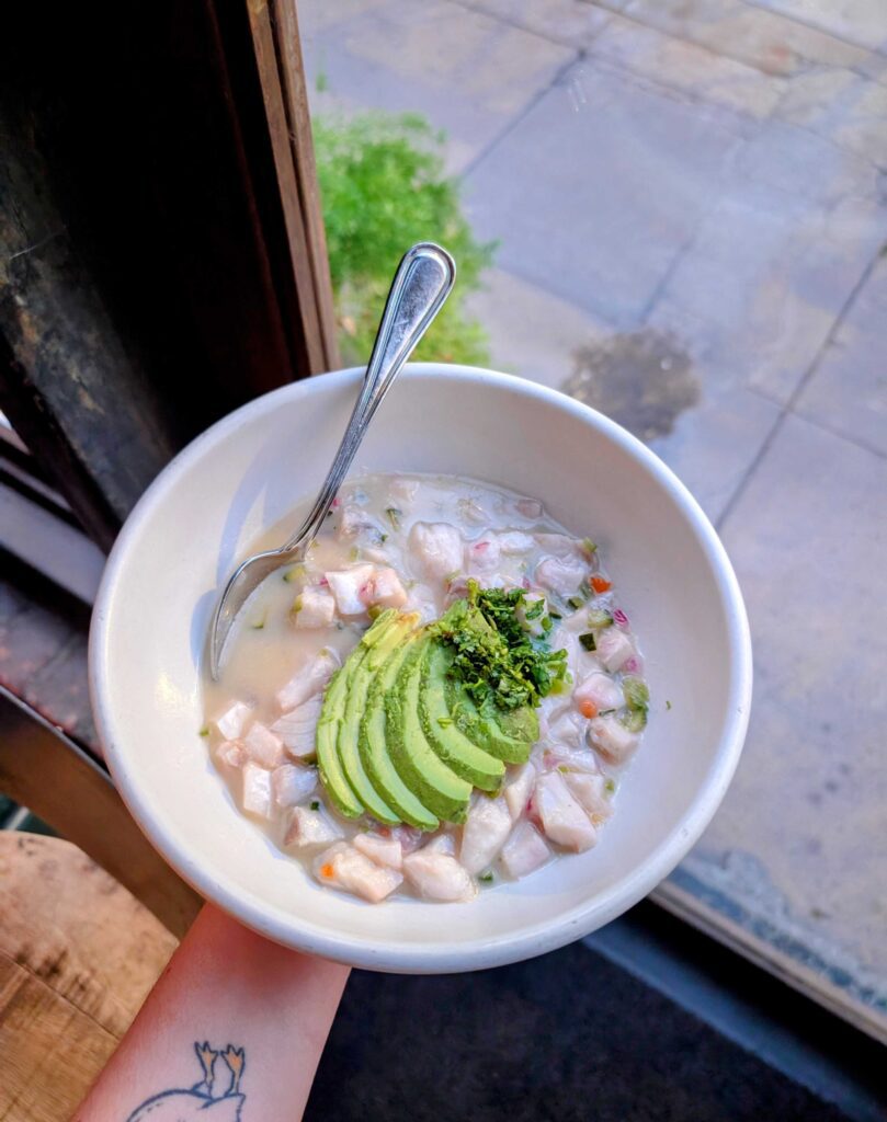 Ceviche at Penca (Photo by Addie Ibarra)