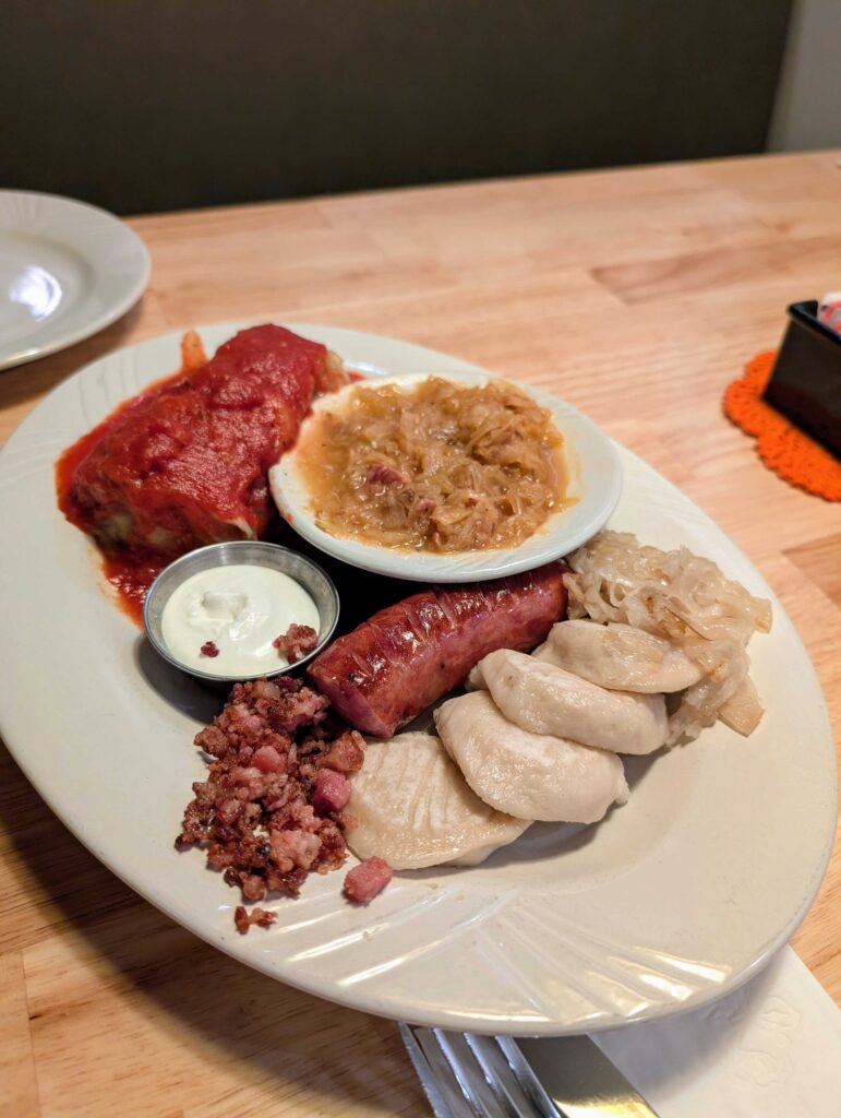 Combo for 1 at Polish Cottage (Photo by Addie Ibarra)